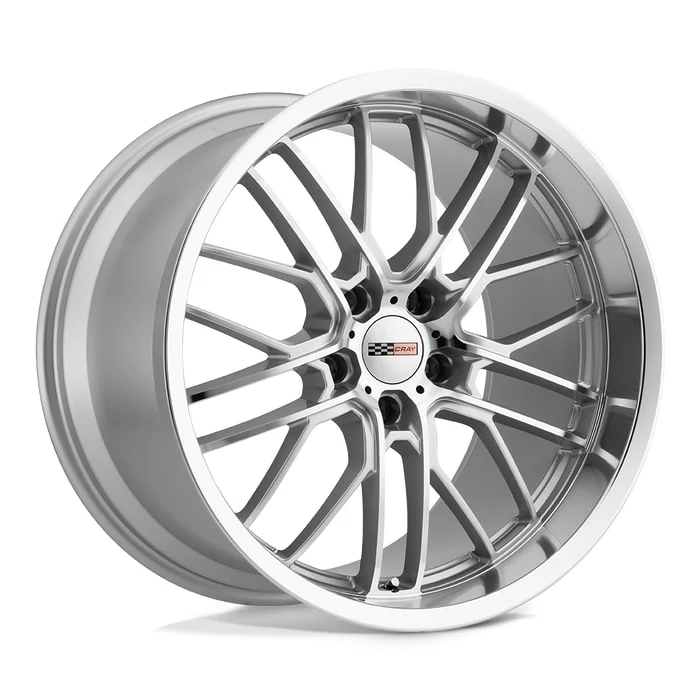Cray® - EAGLE Silver with Mirror Cut Face and Lip (20"x10.5", Offset: 69 mm, Bolt Pattern: 5x120.65, Hub Bore: 70.3 mm)