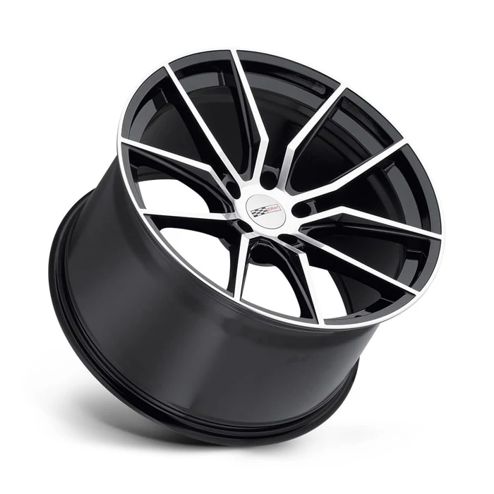 Cray® - SPIDER Gloss Black with Mirror Cut Face (20"x12", Offset: 41 mm, Bolt Pattern: 5x120.65, Hub Bore: 70.3 mm)