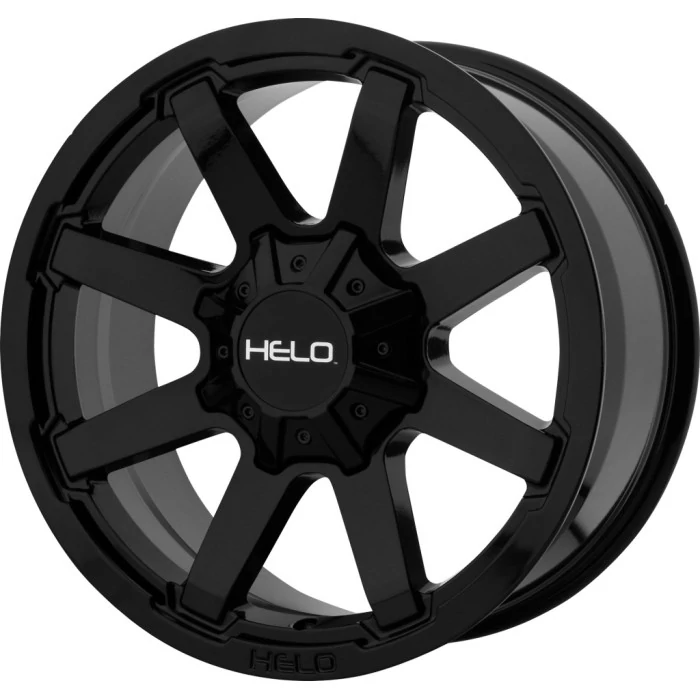 Helo Wheels® - HE909 Gloss Black (20"x9", Offset: 0 mm, Bolt Pattern: 6x135/139.7, Hub Bore: 106.1 mm)