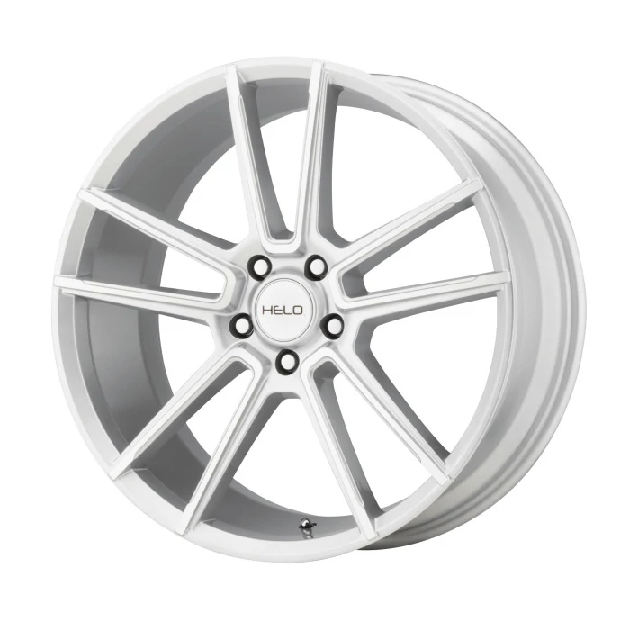 Helo Wheels® - HE911 Silver with Machined Face (20"x8.5", Offset: 40 mm, Bolt Pattern: 5x114.3, Hub Bore: 72.56 mm)