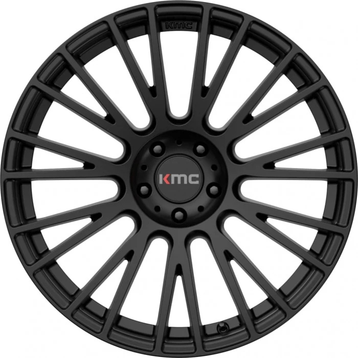 KMC Wheels® - KM542 IMPACT Satin Black (17"x8.5", Offset: 0 mm, Bolt Pattern: 5x127, Hub Bore: 71.5 mm)