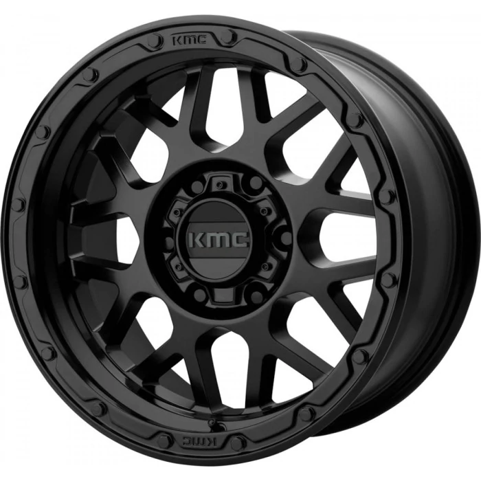 KMC Wheels® - KM535 GRENADE OFF-ROAD Matte Black (20"x9", Offset: 18 mm, Bolt Pattern: 5x127, Hub Bore: 71.5 mm)