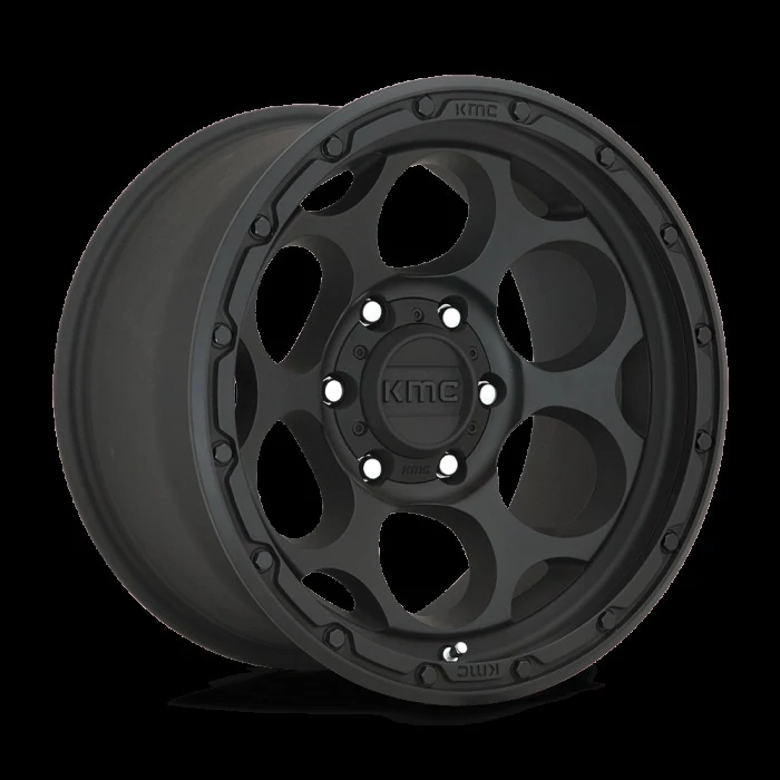 KMC Wheels® - KM541 DIRTY HARRY Textured Black (20"x9", Offset: 0 mm, Bolt Pattern: 5x127, Hub Bore: 71.5 mm)