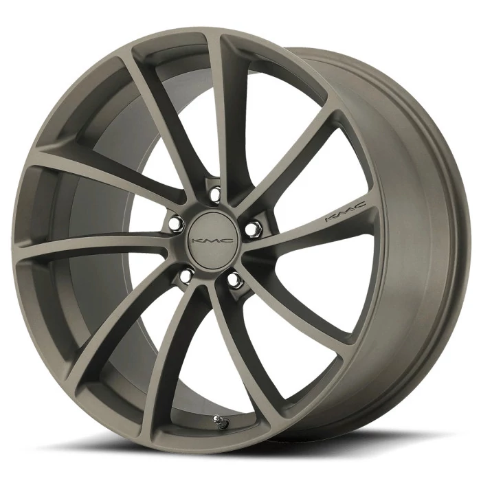 KMC Wheels® - KM691 SPIN Matte Bronze (18"x8", Offset: 35 mm, Bolt Pattern: 5x114.3, Hub Bore: 72.56 mm)