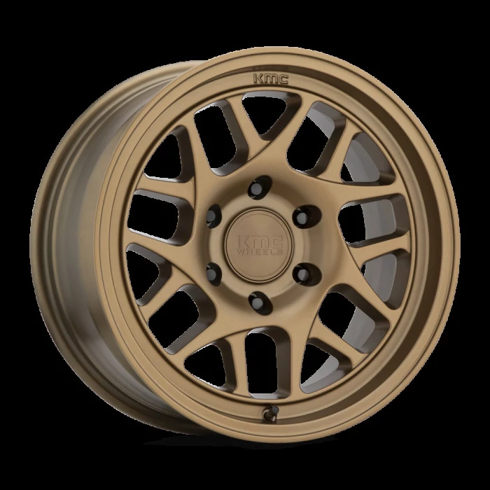 KMC Wheels® - KM717 BULLY OL Matte Bronze (17"x8.5", Offset: 0 mm, Bolt Pattern: 5x127, Hub Bore: 71.5 mm)