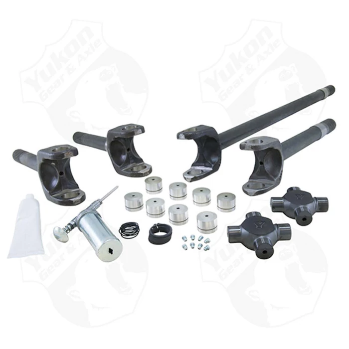 Yukon Gear & Axle® - Yukon Front Axle Kit 4340 Chrome-Moly Replacement For 88-98 Ford Dana 60 With 35 Splines Yukon Super Joints