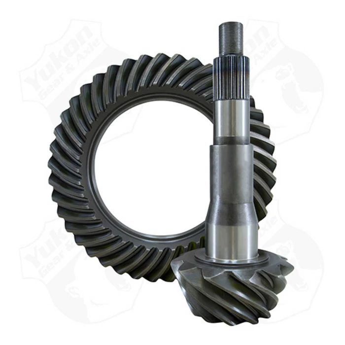 Yukon Gear & Axle® - High Performance Yukon Ring And Pinion Gear Set For 10 And Down Ford 10.5" In A 3.55 Ratio