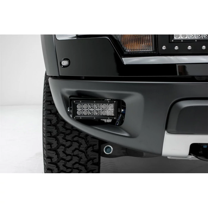ZROADZ® - Front Bumper OEM Fog Light LED Light Bar Bracket, Mounts 6" LED Light Bar Per Side