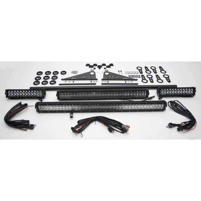 ZROADZ® - Modular Rack LED Kit with 40", 30" and 2 12" LED Straight Double Row Light Bars