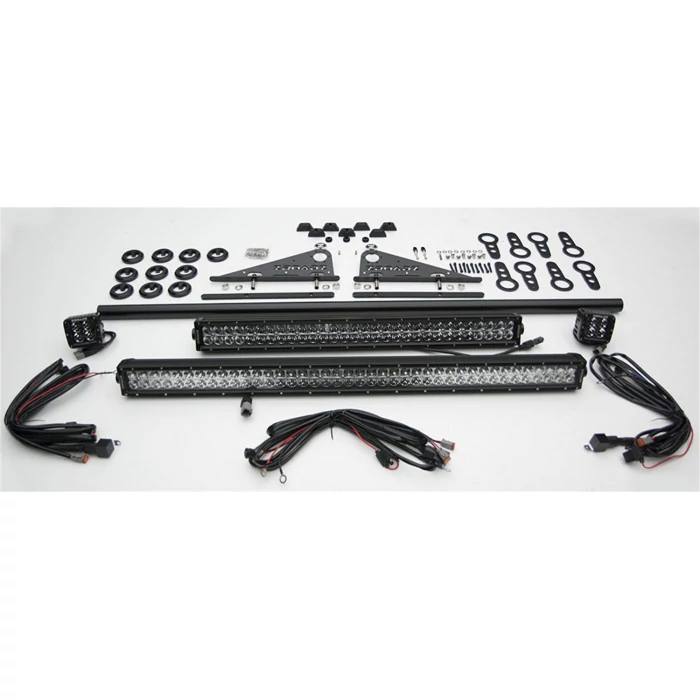 ZROADZ® - Modular Rack LED Kit with 40", 30" and 2 3" LED Straight Double Row Light Bars