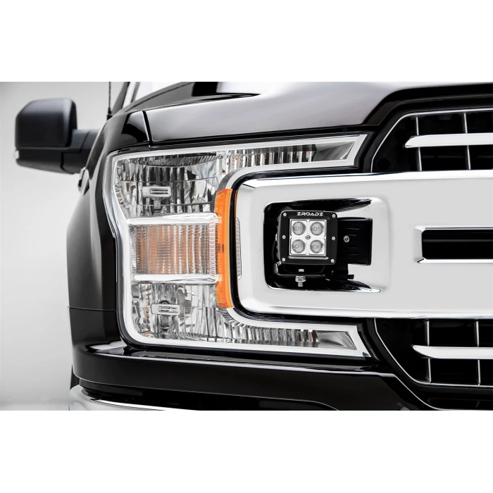 ZROADZ® - OEM Grille LED Kit with 3" LED Pod Lights And Universal Wiring Harness